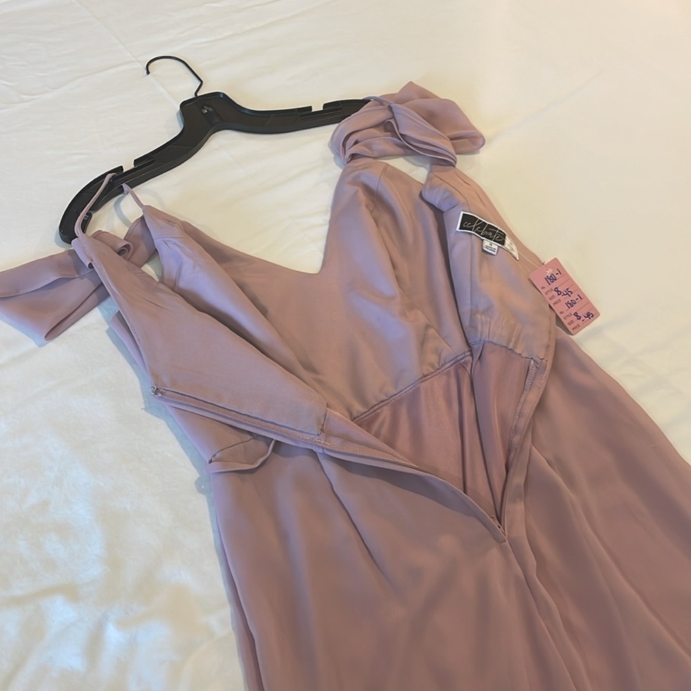 David’s Bridal Cold Shoulder Chiffon Dress - Picture 14 of 17